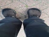 Amateurvideo Meine besonderen Schuhe beim Einkaufen von nylonjunge